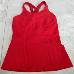 lululemon athletica Red Tank Top